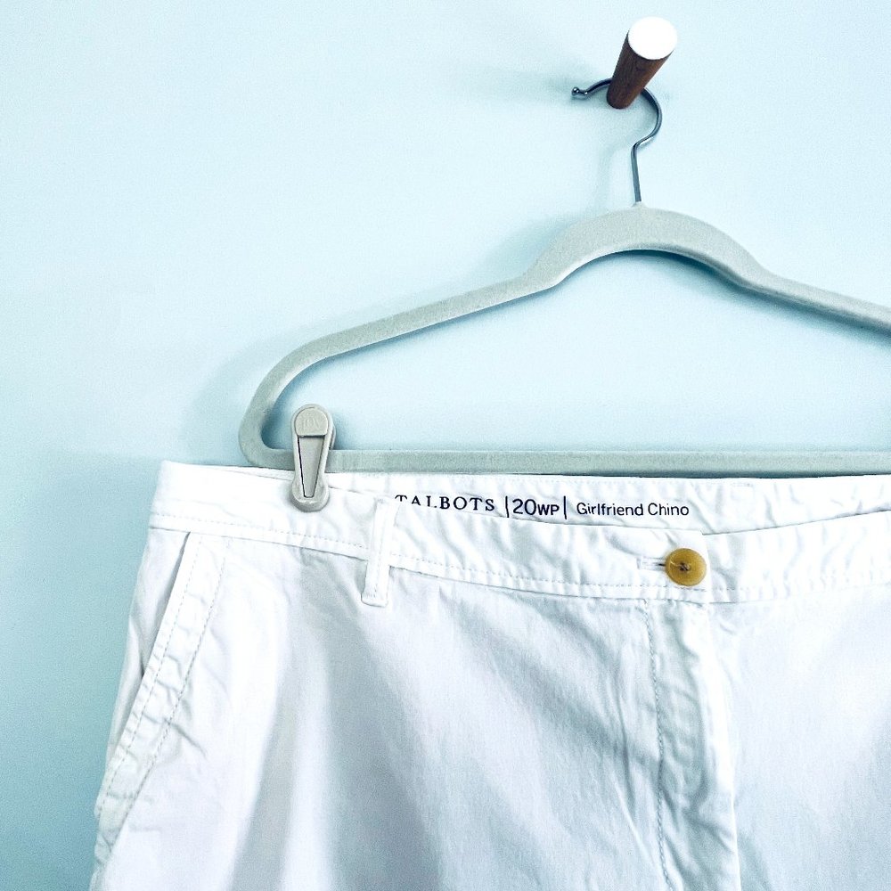 Talbots - White Girlfriend Chinos Ankle - 20WP